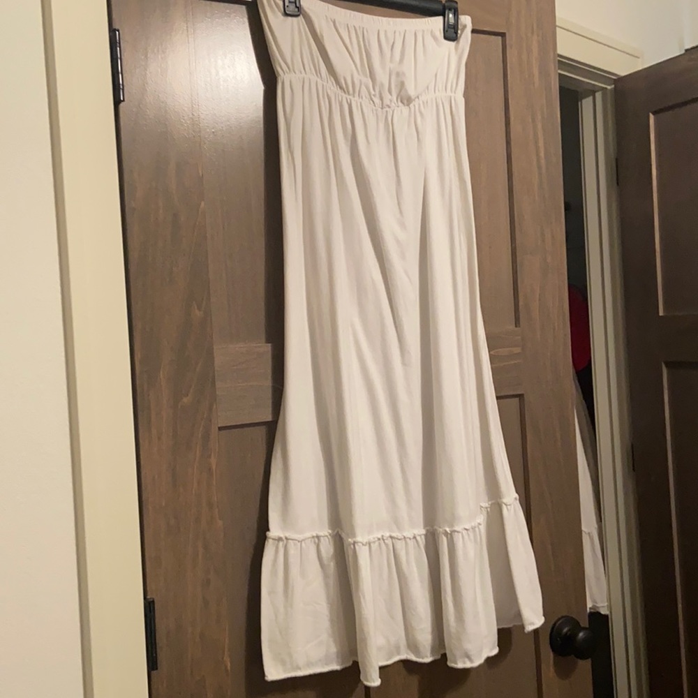 Velvet Strapless Sundress